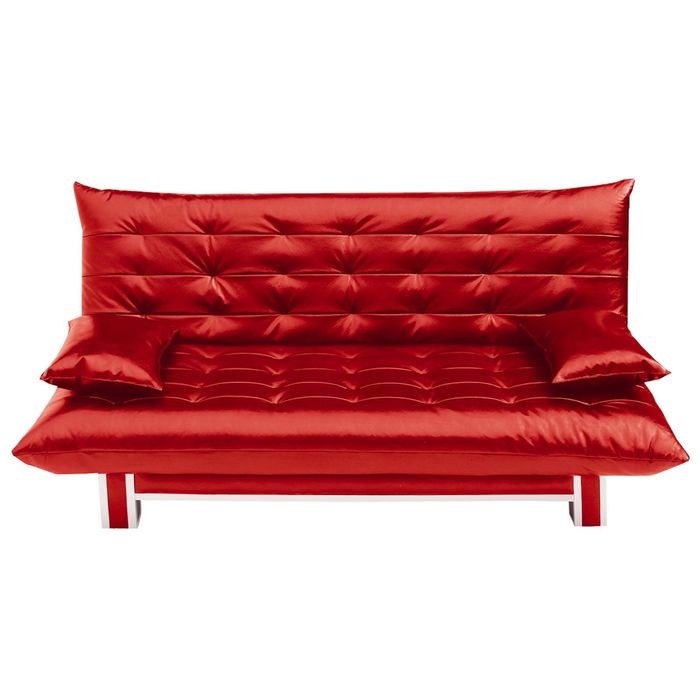 Диван Кровать Кожзам Красный Купить